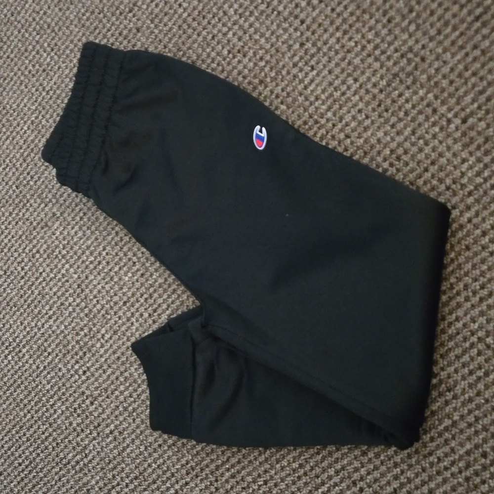 Boy's Champion Black Joggers